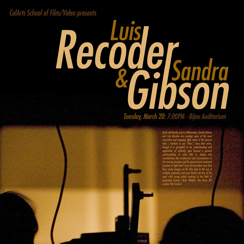 CALARTS FILM SCREENING - Promotional poster design